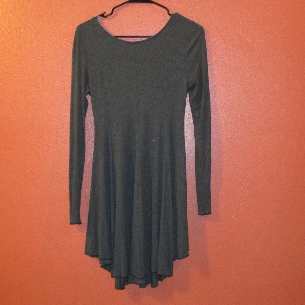 Free People Dress Woman Small Petite Gray Vacation Travel Resort Cruise Dress